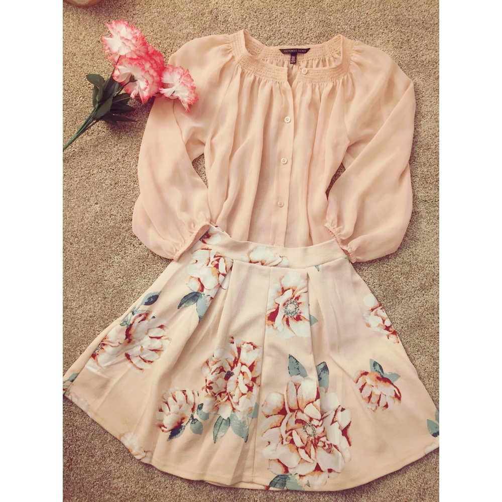 Ballet Blush Pink Flowy Blouse!